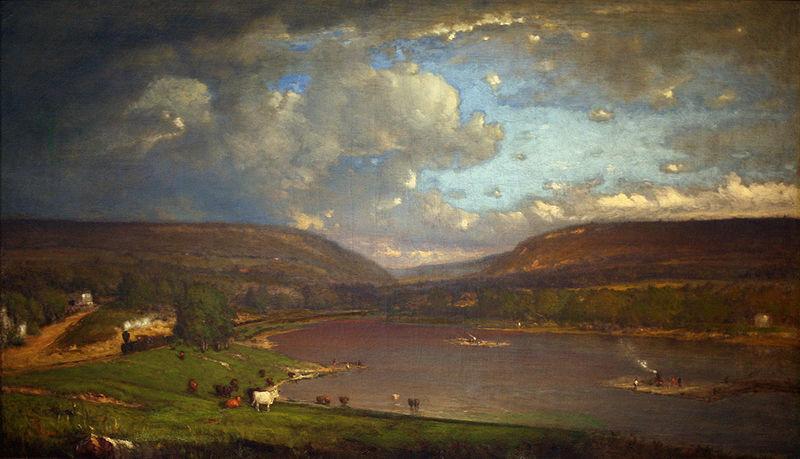 George Inness On the Delaware River Germany oil painting art